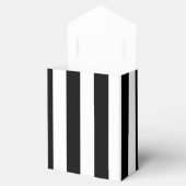 Schwarzweißstreifen Geschenkschachtel (Geöffnet)