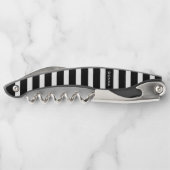 Schwarzweißstreifen Kellnermesser (Rückseite)