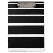 Schwarzweißstreifen Klemmbrett (Vorderseite)