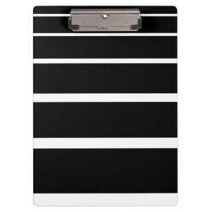Schwarzweißstreifen Klemmbrett