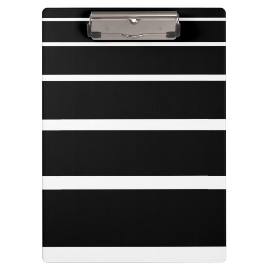 Schwarzweißstreifen Klemmbrett (Vorderseite)