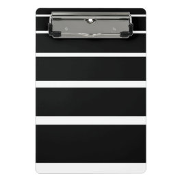 Schwarzweißstreifen Mini Klemmbrett