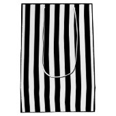 Schwarzweißstreifen Mittlere Geschenktüte (Rückseite)