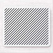 Schwarzweißstreifen Mousepad (Vorne)