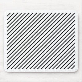 Schwarzweißstreifen Mousepad
