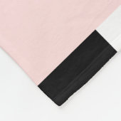 Schwarzweißstreifen, Streifen, Linien, Ihr Name Fleecedecke (Ecke)