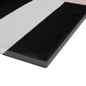 Schwarzweißstreifen, Streifen, Linien, Ihr Name Schneidebrett (Ecke)