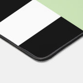 Schwarzweißstreifen, Streifen, Linien, Ihr Name Schreibtischunterlage (Ecke)