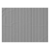 Schwarzweißstreifen Tischdecke (Vorderseite (Horizontal))
