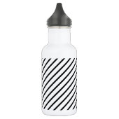 Schwarzweißstreifen Trinkflasche (Links)
