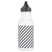 Schwarzweißstreifen Trinkflasche (Rechts)