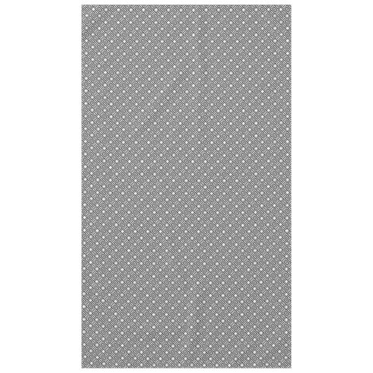 Schwarzweißtabelle, die das griechische Schlüsselm Tischdecke (Vorderseite)