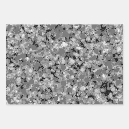 Schwarzweißtafel Geschenkpapier Set (Vorderseite 3)