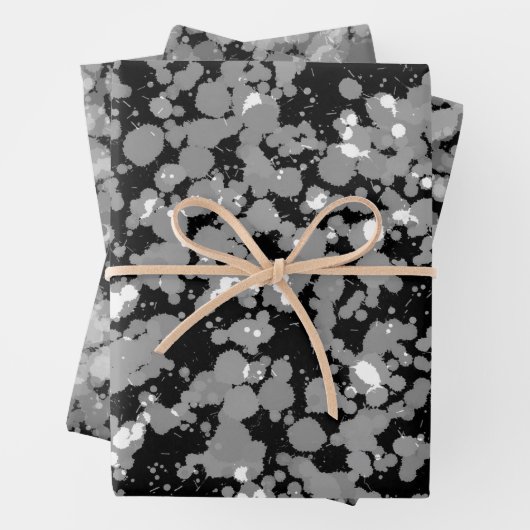 Schwarzweißtafel Geschenkpapier Set (Beispiel)