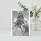 Schwarzweißtaucher Postkarte (Stehend Vorderseite)