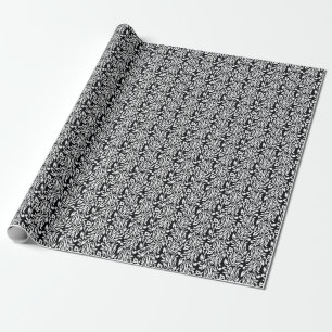 Schwarzweißtextilien. Geschenkpapier