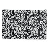 Schwarzweißtextilien. Kissenbezug (Rückseite)