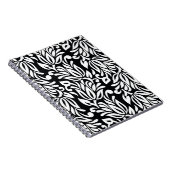 Schwarzweißtextilien. Notizblock (Rechte Seite)