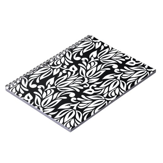 Schwarzweißtextilien. Notizblock (Linke Seite)