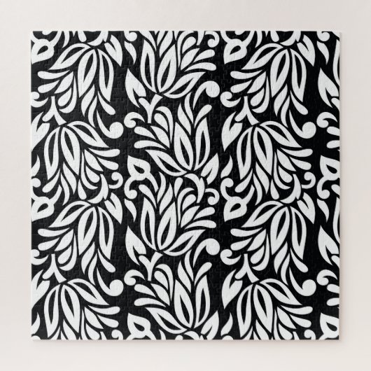 Schwarzweißtextilien. Puzzle (Vertikal)