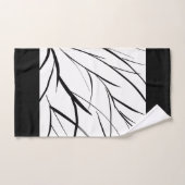 Schwarzweißtextur badhandtuch set (Handtuch)