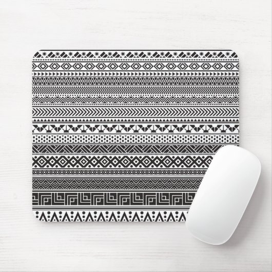 Schwarzweißtextur Mousepad (Mit Mouse)