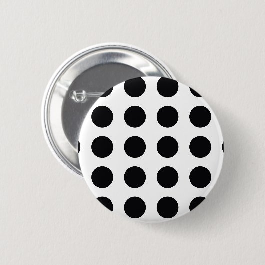 Schwarzweißtraum Punkt Button (Vorne & Hinten)