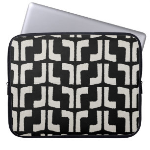 Schwarzweißtuch Laptopschutzhülle