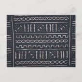 Schwarzweißtuch Postkarte (Vorderseite)