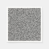 Schwarzweißturing-Motiv Serviette (Vorderseite)