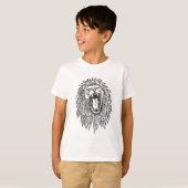 Schwarzweißvektor T-Shirt (Vorne ganz)