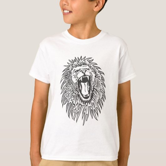 Schwarzweißvektor T-Shirt (Vorderseite)