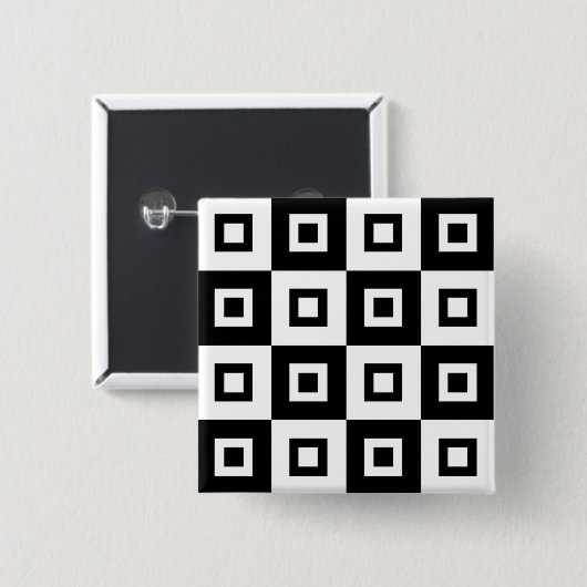 Schwarzweißvertigo Button (Vorne & Hinten)