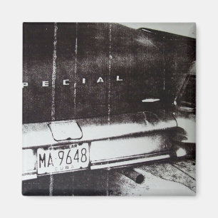 Schwarzweißwagen Magnet