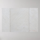 Schwarzweißwand Poster (Vorne)