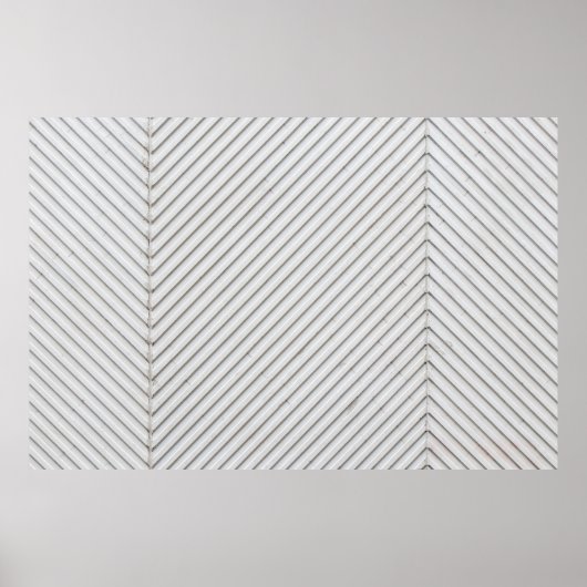 Schwarzweißwand Poster (Vorne)