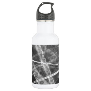Schwarzweißwege Edelstahlflasche