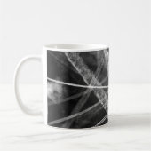 Schwarzweißwege Kaffeetasse (Links)