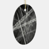 Schwarzweißwege Keramikornament (Rechts)