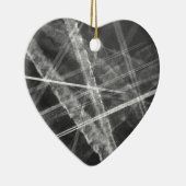 Schwarzweißwege Keramikornament (Rechts)