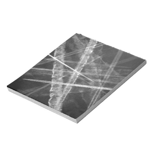 Schwarzweißwege Notizblock (Rotiert)