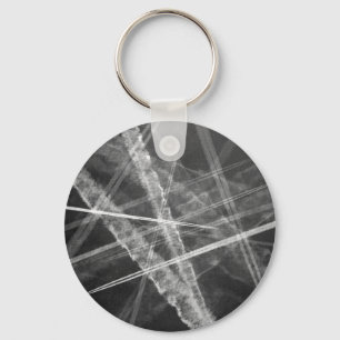 Schwarzweißwege Schlüsselanhänger