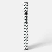 Schwarzweißzahn iPhone Hülle (Linke Seite)