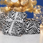 Schwarzweißzebradruck Geschenkpapier<br><div class="desc">Ein klassischer schwarz-weißer Zebradruck ist eine großartige Möglichkeit,  ein Geschenk für Geburtstage,  Feiertage oder eine schwarze Krawatte Veranstaltung zu erheben.</div>