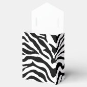 Schwarzweißzebrastreifen Geschenkschachtel (Geöffnet)
