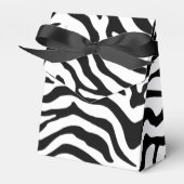Schwarzweißzebrastreifen Geschenkschachtel (Vorderseite)