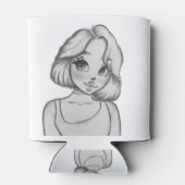 Schwarzweißzeichen Dosenkühler (Rückseite)