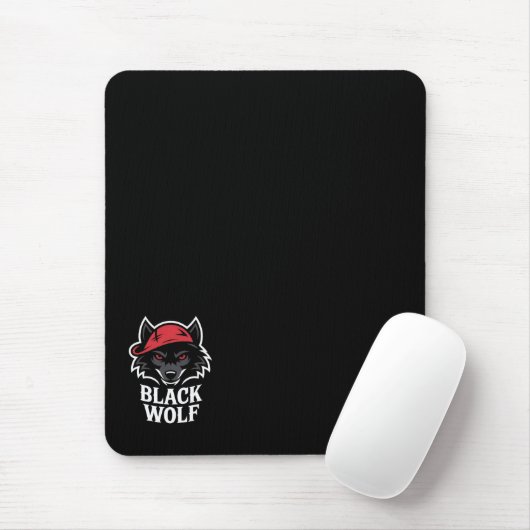 Schwarzwolf Mousepad (Mit Mouse)