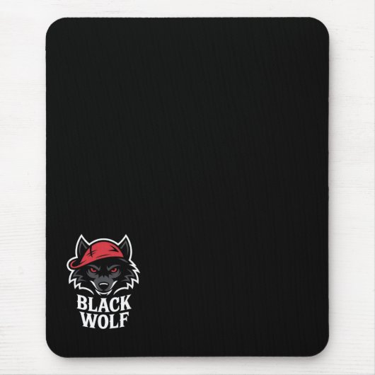 Schwarzwolf Mousepad (Vorne)