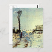 Schwarzwolle Postkarte (Vorne/Hinten)